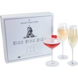 Dartington Fizz Fizz Fizz Champagne Glass 3pcs