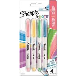 Sharpie Sharpie S-Note Chisel 4-pack