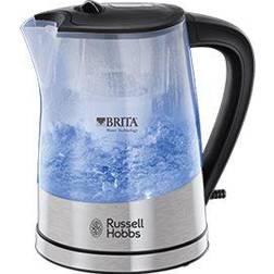 Russell Hobbs Purity Bollitore Elettrico 1 L 2200 W Nero Argento Trasparente