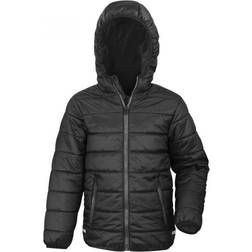 Result Junior/Youth Padded Jacket - Black/Black (R233J-Y)