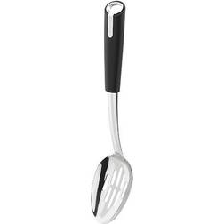 Judge Black Satin Slotted Spoon 33.5cm