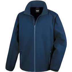 Result Mens Core Printable Softshell Jacket - Navy/Navy