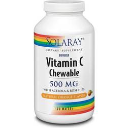 Solaray Vitamin C Chewable 500mg Orange 100 pcs