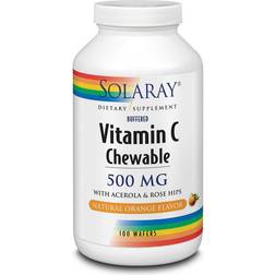 Solaray Vitamin C Chewable 500mg Orange