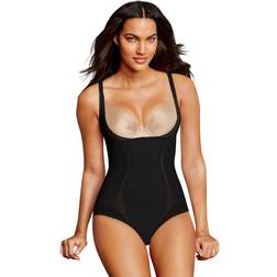 Maidenform Firm Foundations Open Bust Body Shaper - Black