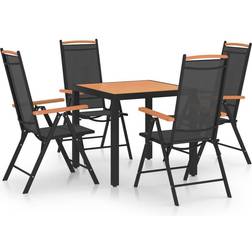 vidaXL 3070628 Ensemble repas de patio, 1 Table incluse 4 Chaises