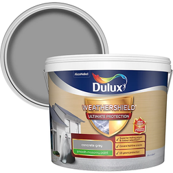 Dulux Weathershield Ultimate Protection Wall Paint Concrete Grey 10L