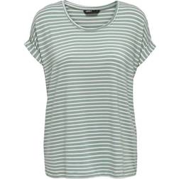 Only OnlMoster Stripe S/S Jrs - Vihreä