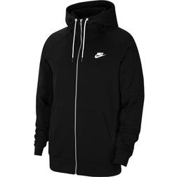 Nike Sportswear Full-Zip Fleece Hoodie - Black/Ice Silver/White/White