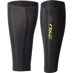 2XU Compression Calf Guards - Black/Gold