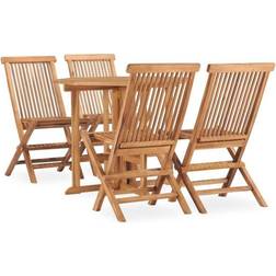 vidaXL 3059979 Essgruppe, 1 Tisch einschl. 4 Stühle