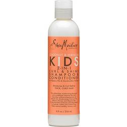 Shea Moisture Coconut & Hibiscus Kids 2 in 1 Curl & Shine Shampoo & Conditioner 8fl oz