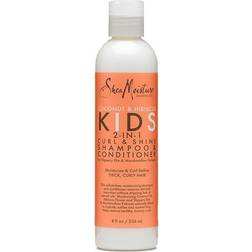 SheaMoisture Coconut & Hibiscus Kids 2 in 1 Curl & Shine Shampoo & Conditioner 236ml