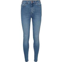 Vero Moda Sophia High Waist Skinny Fit Jeans - Blue/Light Blue Denim