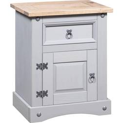 vidaXL Mexican Pine Corona Sängbord 39x53cm
