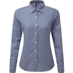Premier Maxton Check Shirt Met Lange Mouwen - Navy