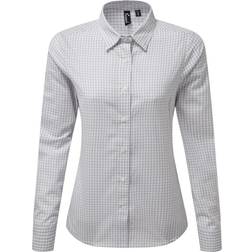 Premier Maxton Check Shirt Met Lange Mouwen - Blauw/Wit/Grijs