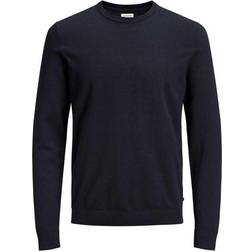 Jack & Jones Crew Neck Knitted Pullover - Blue/Navy Blazer