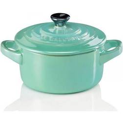 Le Creuset Cool Mint Metallic Stoneware mit Klappe 0.25 L 10 cm