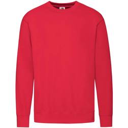 Fruit of the Loom Lightweight Set-In Sweatshirt - Red