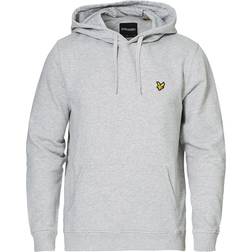 Lyle & Scott Organic Cotton Pullover Hoodie - Light Grey Marl