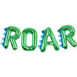 Ginger Ray Ballons Dinosaur Party Roar Balloon Bunting Green/Blue