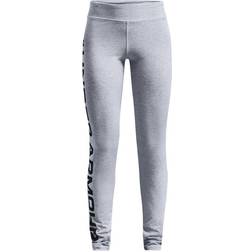 Under Armour Girl's Sportstyle Branded Leggings - Mod Gray Medium Heather/Black (1363379-0011)