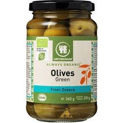 Urtekram Organic Olives Green 360g