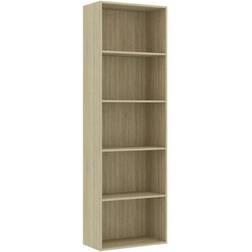 vidaXL 5-Tier Estantería de libros 189cm