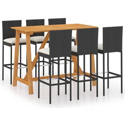 vidaXL 3067960 Ensemble de Bar d'Extérieur, 1 Table incluse 4 Chaises