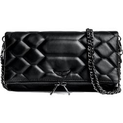 Zadig & Voltaire Rock Mat XL Scale Clutch - Black