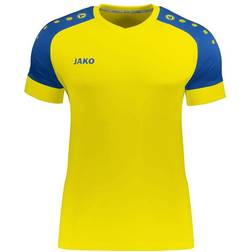 JAKO Champ 2.0 Short-Sleeved Jersey Unisex - Citro/Sport Royal