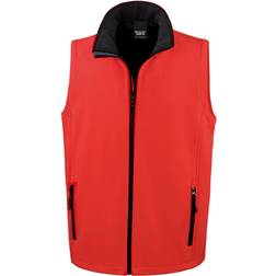 Result Printable Softshell Bodywarmer - Red/Black