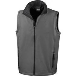 Result Printable Softshell Bodywarmer - Charcoal/Black