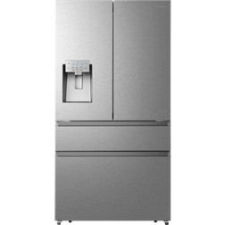 Hisense RF728N4AIF Black, Stainless Steel