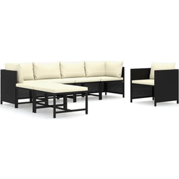 vidaXL 3059785 Lounge-Set, Tisch einschl. 1 Stühle & 4 Sofas