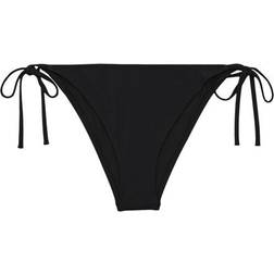 Calvin Klein Swim Cheeky String Bikini Bottoms - Black