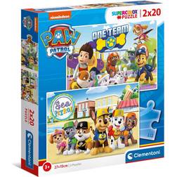 Clementoni Supercolor Paw Patrol 2X20 Pieces