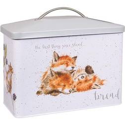 Wrendale Designs 'Daisy Chain' Bunnies and 'The Afternoon Nap' Fox Bread Box