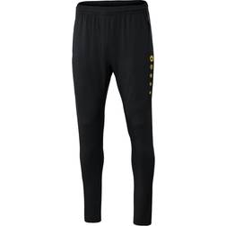 JAKO Premium International Training Pants Unisex - Black/Citro