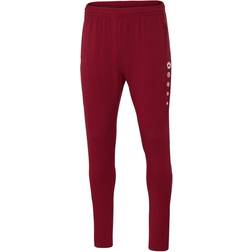 JAKO Premium International Training Pants Unisex - Wine Red