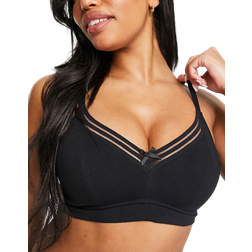 Pour Moi Twist Soft Non Wired Bra - Black