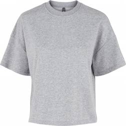 Pieces Chilli Collegepaita - Light Grey Melange