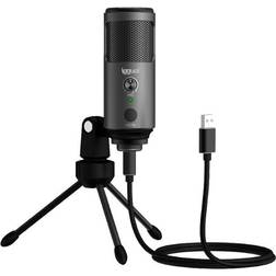 Iggual IGG317273 Microphone à Condensateur pour Streaming Gris