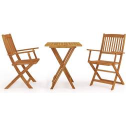 vidaXL 3058253 Patio Dining Set, 1 Table incl. 2 Chairs