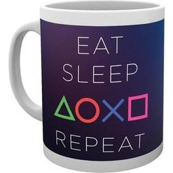 GB Eye Playstation Eat Sleep Becher 29.5cl