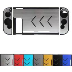 eStore Nintendo Switch Console Stylish Cover - Silver