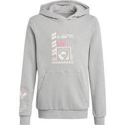 Adidas Graphic Print Hoodie - Mgh Solid Gray (GN2177)