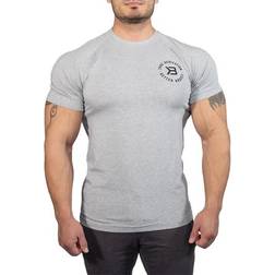 Better Bodies Gym Tapered T-shirt Men - Light Grey Melange