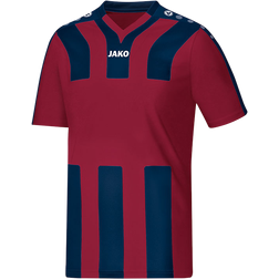 JAKO Santos S/S Jersey Kids - Bordeaux/Navy